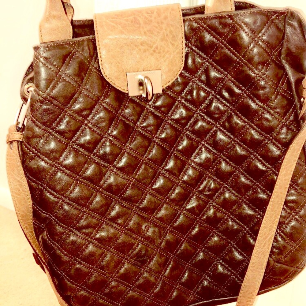 Marc Jacobs oversized leather tote purse